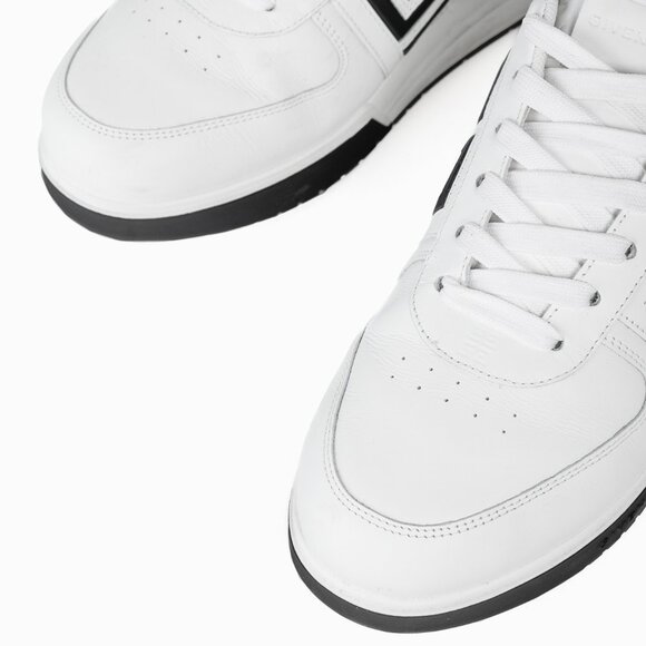 Givenchy White & Black G4 Leather Sneakers - Picture 6 of 13